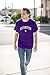 Elite Fan Shop NCAA Northwestern Wildcats Mens NCAA T Shirt Team Color ArchNCAA T Shirt Team Color Arch, Purple, Large