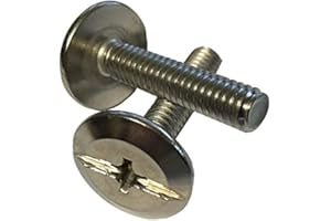 N C MORIN 1-1/4 Inch Long Stainless Steel Hurricane Sidewalk Bolts 18-8 (100)