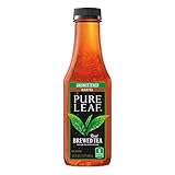 Pure Leaf Iced Tea, Unsweetened, Real Brewed Black Tea, 0 Calories, 18.5 Fl Oz, Pack of 12