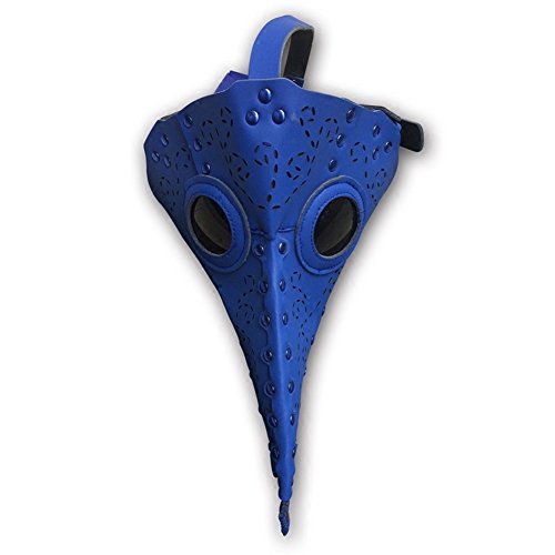 XY Fancy Cosplay Plague Doctor Mask Props Halloween Steampunk Costume PU Leather