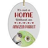 Green Amazon Parrot Christmas Ornament 2024 - Its