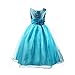 Acecharming Girls Flower Party Wedding Gown Bridesmaid Tulle Ruffle Dress