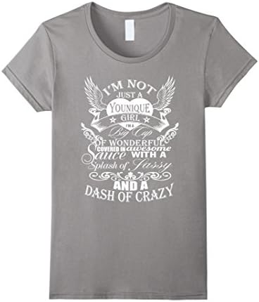 Women's Younique girl  T-shirt , I'm not just a Younique girl. I'm a XL Slate