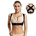 Compression Bra Support Body Shaper for Women Adjustable Posture Corrector X Strap Vest(Black, S)