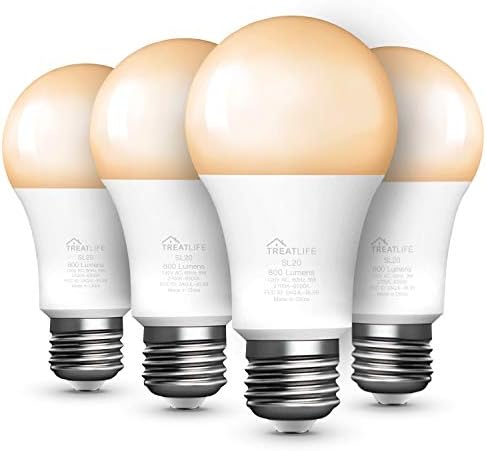 Smart Light Bulb, Dimmable Warm/Cool White LED Bulb, Works with Alexa