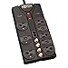 Tripp Lite 8 Outlet Audio/Video Surge Protector Tel/Modem/Coax 10ft Cord Right Angle Plug (AV810)
