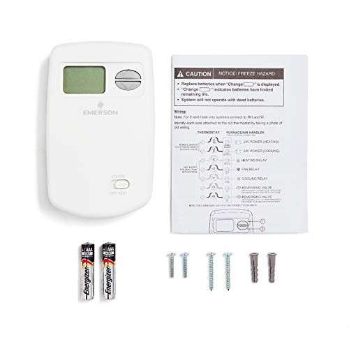 Emerson 1E78-140 Non-Programmable Heat Only Thermostat for Single-Stage Systems - Thumbnail 4