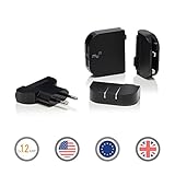 Portable Charger by Mu | International Charger | Universal Adapter Charger | Dual USB Travel Charger for All Smart Phones and Tablets