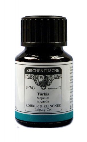 Rohrer & Klingner Drawing Indian Ink Turquoise 50 ml