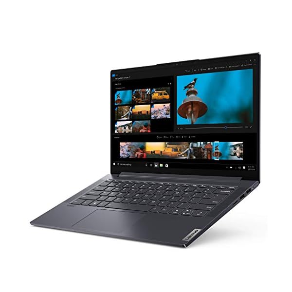 Lenovo Yoga 7i 14 Inch 2-in-1 Convertible Laptop (Intel Core i7 11th Gen, 8GB RAM, 512GB SSD Storage, Intel Iris Xe Graphics, Windows 10 Home) - Slate Grey