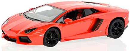Carmel 1:14 Lamborghini Aventador Lp700 2.4Ghz with Lights Rechargeable Battery, Orange