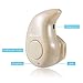 Ecandy Smallest Mini Wireless Stereo Bluetooth Headphone For Smart Phone Laptop, Mini Earbud Headsets For Iphone 4 4S 5 5S Samsung Galaxy S4 S5 I9600 Note 2 3 Android Laptop Ipad Tablet,Beige
