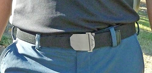 Mens Web Belt 10 Colors, cut to size, 1.5 Inches Wide, Slider Buckle, Bonus Gift Bag