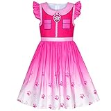 Girls Dress Paw Skye Costume Patrol Halloween Party Size 7