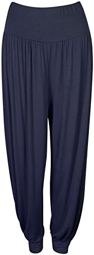 Pretty Fashion Women's Harem Trousers Ali Baba Long Ladies Girls Pants Baggy Harem Leggings Plus Size 8-22