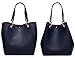 Obosoyo Women's Waterproof Handbags Ladies Synthetic Leather Tote Shoulder Bags Fashion Travelling Mommy Soft Hot Purse Navy Blue