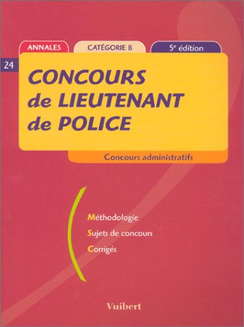 Concours de lieutenant de police