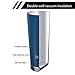 Obstal 20oz Tumbler Stainless Steel Insulated Travel Mug, Double Wall Vacuum Durable Insulated Coffee Cup with Splash Proof Sliding Lid, Straw, Cleaning Brush, Gift Box Set