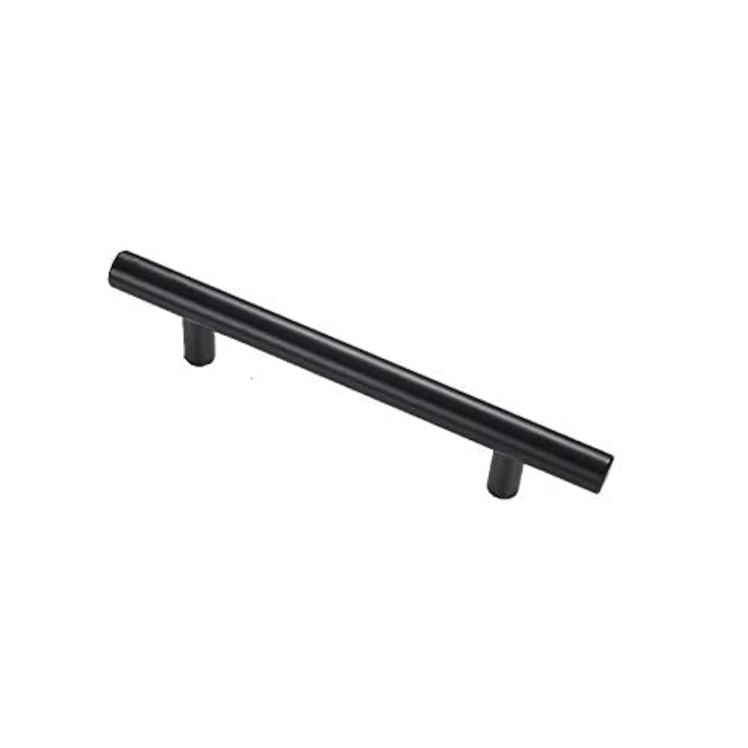 1PCS Black Round Handle Brushed Handle Drawer Cabinet Wardrobe Kitchen Door Windows Pull Handle 150mm Length (Hole Centers 96mm) — image 1