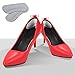 Leather Heel Grips,Keeprone Heel Shoe Inserts Heel Pads for Shoes That Are Too Big, No Slip Heel Liners for Loose Shoes,Unisex,5 Pairs.