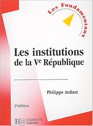 Les  institutions de la Ve République