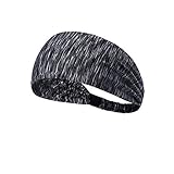 Dongtu Men Women Sweatband Headband Running Yoga Elastic Hair Band Hair Accessories Headbands
