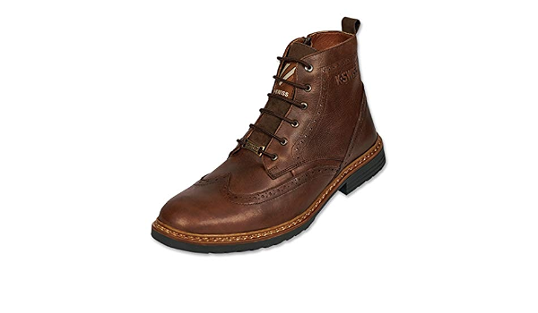 K.SWISS Calzado Hombre Caballero Bota Casual Piel Cafe Cómodo :  Amazon.com.mx: Ropa, Zapatos y Accesorios