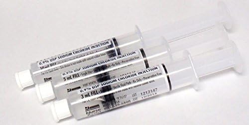 Pre-Filled Saline Syringes, 10mL / Luer-Lok Tip / Without Needle - Box of 30