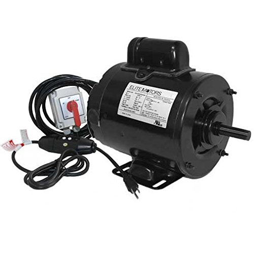 Elite 1 HP Painted 56 Frame Boat Lift Motor - Maintained Switch / 110v / 16 ft. Control Cable