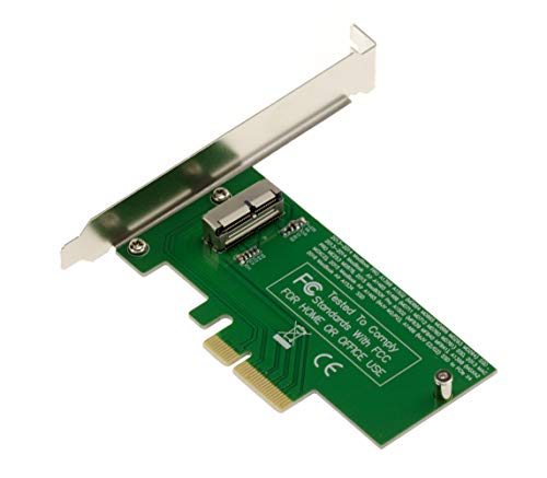 KALEA-INFORMATIQUE PCIe controller card for MAC SSD 2013 2014 2015 2016 2017 2018 with 12+16 pins (MD711 MD712 MD760 MD761 ME864 ME865 ME866 ME293 ME294 ME874 ...) - PCI EXPRESS x4