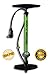 AerGun X-1000 Bike Pump - Unique AerTight Pump Head for Easiest use with Both Presta and Schrader Bicycle Pump Valves - Pressure Gauge - 160 PSI - Plus Bonus: eBook on Tires