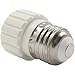 TORCHSTAR E26/E27 to GU10 Adapter, E26/27 Edison Screw to GU10 Bayonet Base Socket Adapter Converter, Fits LED/Halogen/CFL Light Bulbs, Heat-Resistant, Anti-Burning, No Fire Hazard, Pack of 2