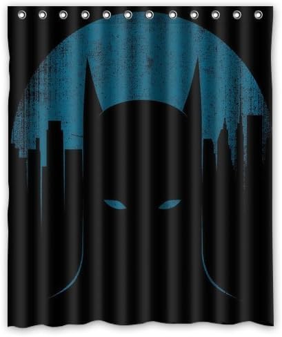 Aloundi Custom Best Anime Batman Shower Curtain Decoration Waterproof Polyester Fabric Bathroom Shower Curtains
