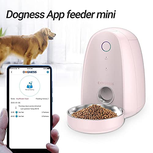 DOGNESS Smart Feed Automatic Cat Feeder, WiFi Enabled Pet Feeder for