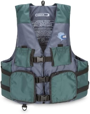 MTI Adventurewear Fisher Kayak Fishing PFD Life Jacket