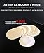 Hiramex Nipple Breast Covers, Disposable Breast Pasties Adhesive Bra Nippleless Cover (Beige 20 Pairs Round)