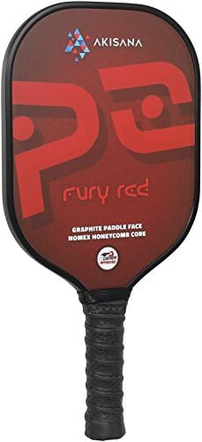 AKISANA - P2 Pickleball Paddle - USAPA Approved - Graphite / Carbon Fiber Face - Nomex Honeycomb Core - 1 Year Warranty - Medium Weight 8.2 - 8.6 oz. - Suitable Across Skill levels