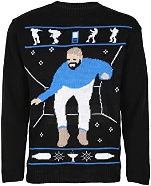 UNISEX CREW NECK' DRAKE HIP HOTLINE BLING CHRISTMAS JUMPERS