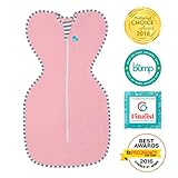 Love To Dream Swaddle UP, Pink, Small, 8-13 lbs, Dramatically Better Sleep, Allow Baby to Sleep in Their Preferred arms up Position for self-Soothing, snug fit Calms Startle Reflex