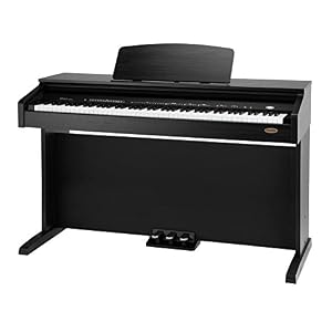 Classic-Cantabile-DP-210-SM-E-Piano-SET-inkl-Bank-Kopfhrer-Schule-Digitalpiano-88-Tasten-Hammermechanik-Kopfhreranschlsse-USB-Metronom-3-Pedale-Piano-fr-Anfnger-inkl-Noten-schwarz