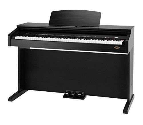 Classic-Cantabile-DP-210-SM-E-Piano-SET-inkl-Bank-Kopfhrer-Schule-Digitalpiano-88-Tasten-Hammermechanik-Kopfhreranschlsse-USB-Metronom-3-Pedale-Piano-fr-Anfnger-inkl-Noten-schwarz