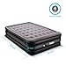 Zoetime Queen Size Air Mattress Raised Air Bed Blow Up Elevated Inflatable Airbed with Built-in Electric Pump, Storage Bag and Repair Patches Included Dark Gray