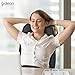 Gideon Powerful Vibrating Massager Seat Cushion for Back, Shoulder and Thighs with Heat Therapy / 8-Massaging Programs - Massage, Relax, Sooth and Relieve Thigh, Shoulder and Back Pain
