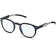 Horus X • Round Blue Light Computer Glasses | Anti-Fatigue Screens| for Small Faces | Revo Clear