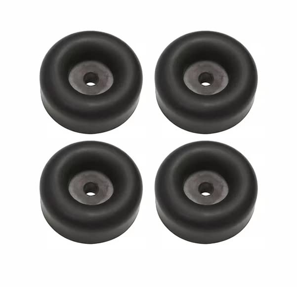 Photo 1 of 4 Pack Rubber Isolation Feet Pads Thick Rubber Washers,Round Rubber Bump Stops,Bumper Damping Pad,Vibration Damping Pads,2.5" Trailer Ramp Door Rubber Bumpers,Compatible with Truck Cargo Hatch