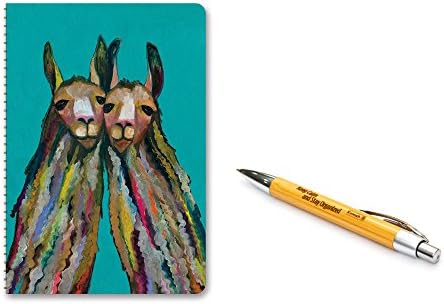 Orange Circle Studio 2018 On-Time Weekly Planner, Aug. 2017 - Dec. 2018, Majestic Animals Comes With Kemah Engraved Natural Bamboo Pen