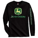 John Deere Black Long Sleeve Shirt