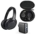 Sony WH1000XM3 Premium Wireless Bluetooth Noise Canceling Over Ear Headphone Bundle with...