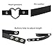 GIANCOMICS Vintage Love Heart Choker Necklace Goth Leather Collar Chain H Black PB06