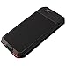 Mangix iPhone 6/6S Case, Built-in Glass Luxury Aluminum Alloy Metal Extreme Bumper Finger Scanner Cover Shell Case Skin for Apple iPhone 6/6S 4.7inch (Black)